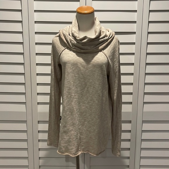 Free People Beach Cocoon Cowl Neck Pullover, 100% Cotton - Picture 5 of 9